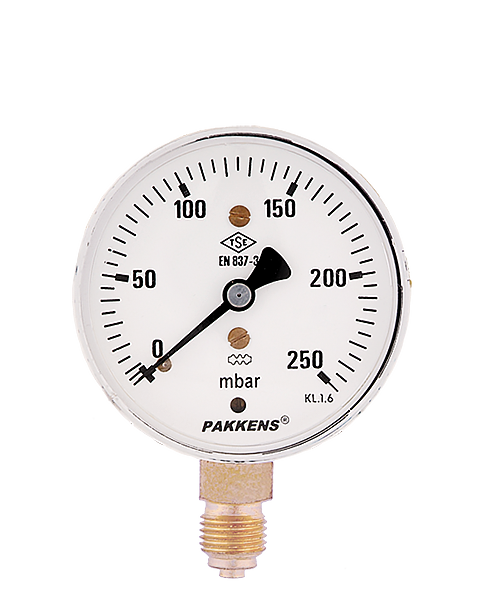 CAP Ø63mm pakkens milibar manometre, basınç ölçer